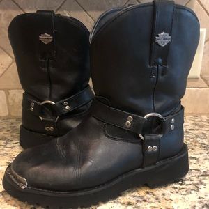 Leather Harley Davidson Boots